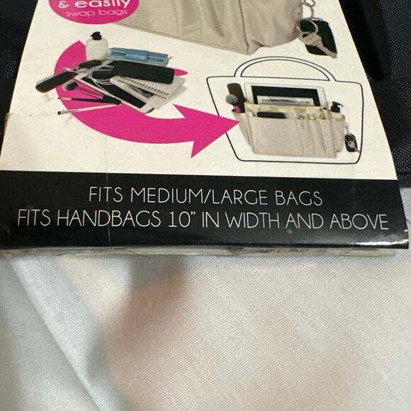 Lg. Handbag Organizer, several pockets. Has handles. NWT. - Picture 5 of 6